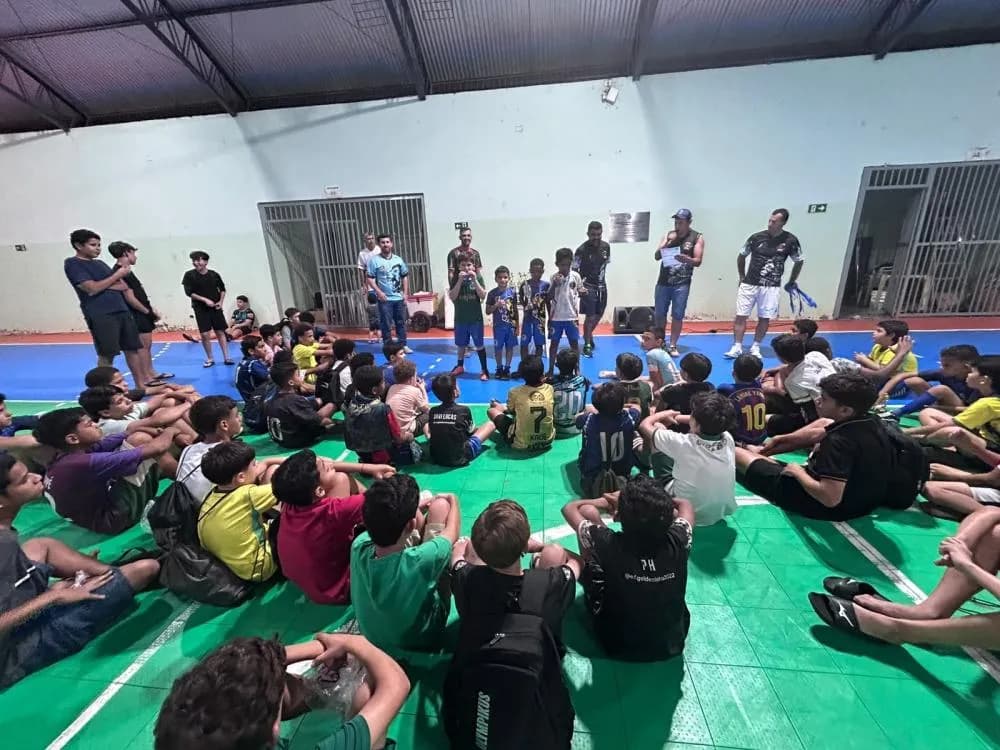 Treino em campo